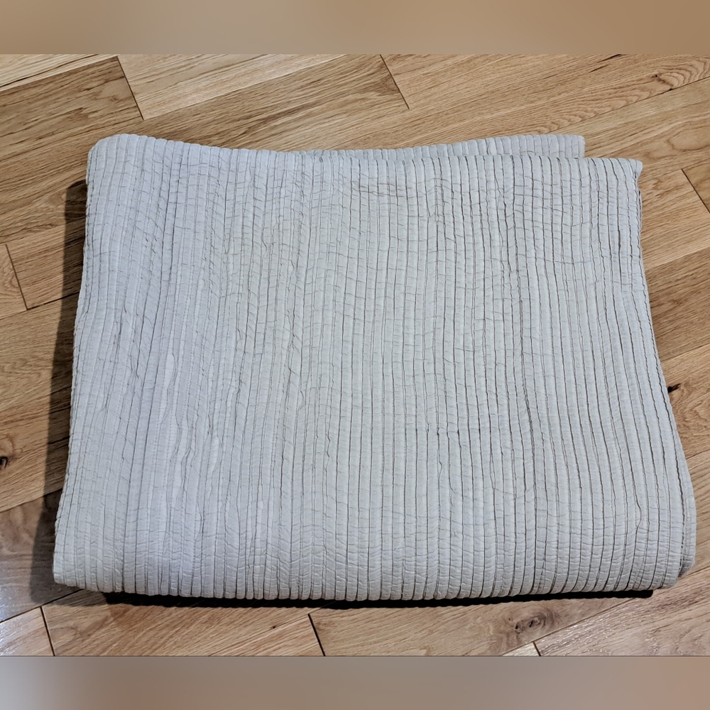 Wamsutta Cotton Textured Coverlet Quilt King